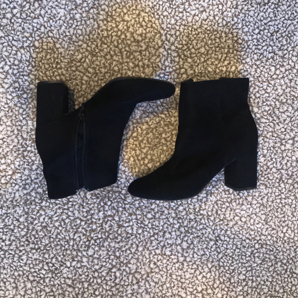 Charlotte Russe Black Booties